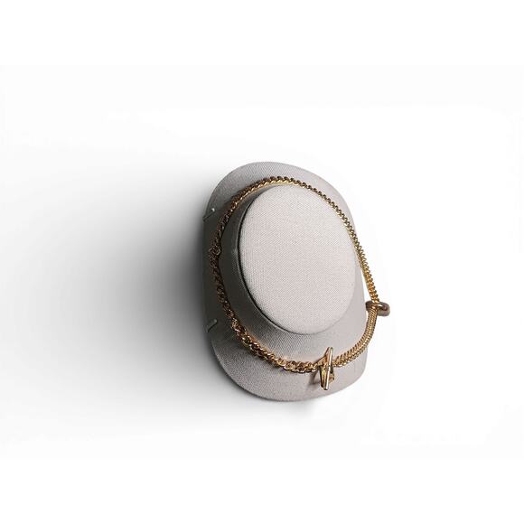 Authentic Louis Vuitton Lock & Key 301 Gold Padlock w 20” Gold Plated Chain - Picture 14 of 14